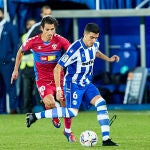 Rodrigo Battaglia con el Deportivo Alavés.