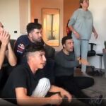 Marc Márquez siguió por la tele desde casa la carrera de Aragón