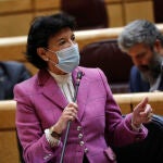 La ministra de Educación y Formación Profesional, Isabel Celaá
