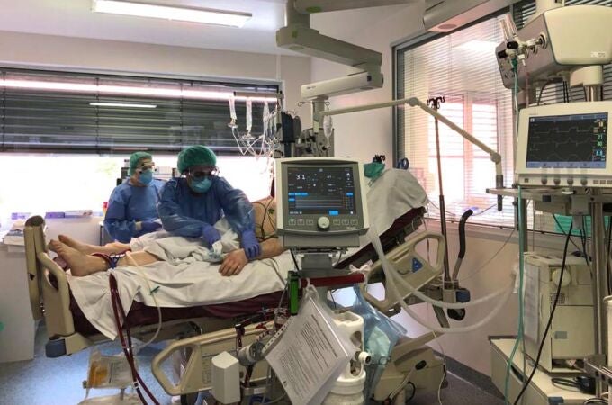 Equipo UCI del Hospital Río Hortega Valladolid