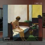 "Habitación de hotel", de Edward Hopper, visto desde la visita virtual del Museo Thyssen