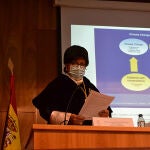 La rectora de la Universidad Católica de Ávila (UCAV), María del Rosario Sáez Yuguero, inaugura el curso académico