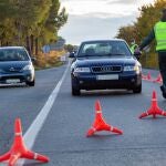 Control de la Guardia Civil entre Navarra-EFE/Raquel Manzanares