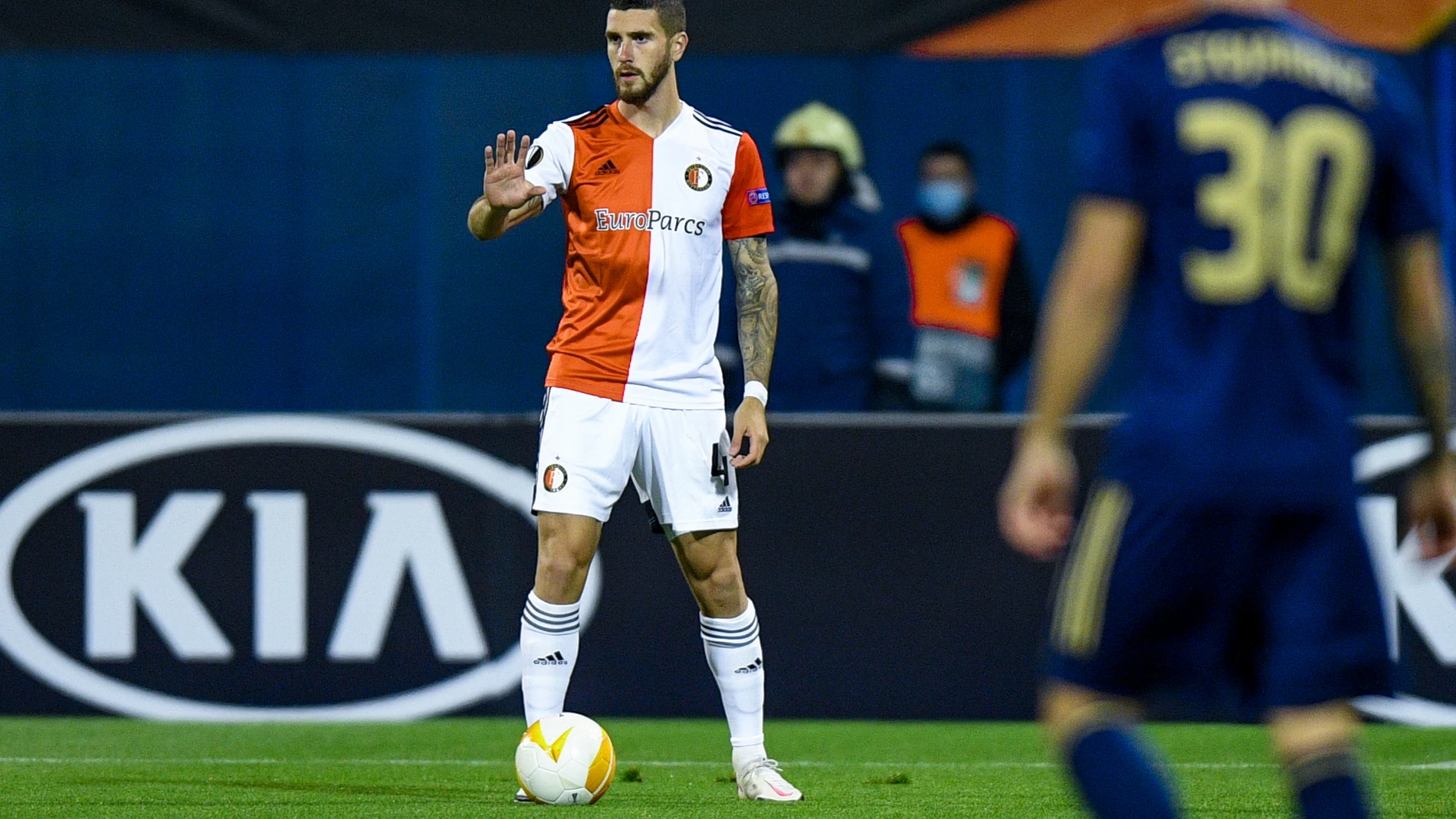 Marcos Senesi con el Feyenoord.