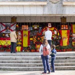 Cementerio de Mingorrubio en El Pardo en el aniversario de la exhumación de Franco del Valle de los Caídos