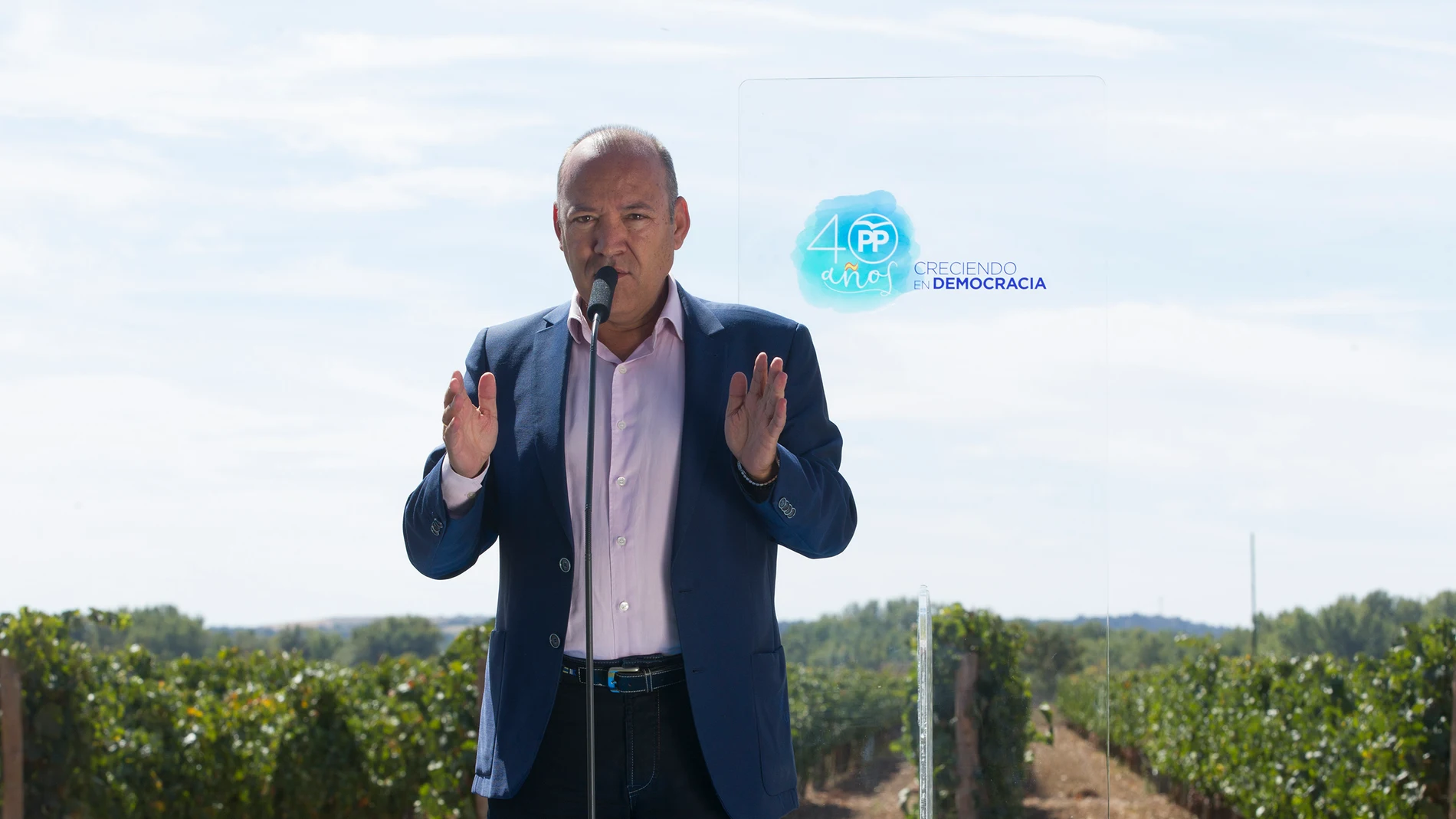 El presidente del PP de Zamora, José María Barrios