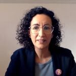 Marta Rovira durante el Consell Nacional de ERC.