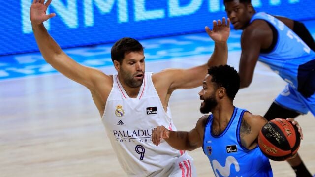 Felipe Reyes estuvo 7:29 en pista y anotó 4 puntos