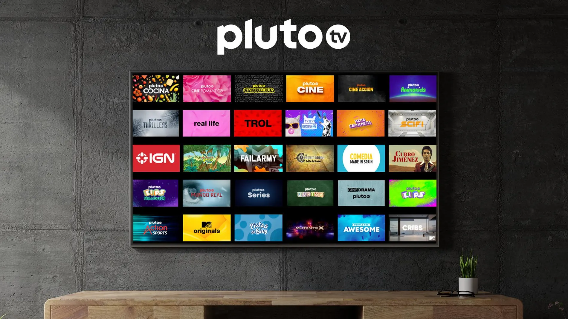 Pluto TV ofrece 40 canales exclusivos en España y añadirá otros 10 antes de que acabe el año