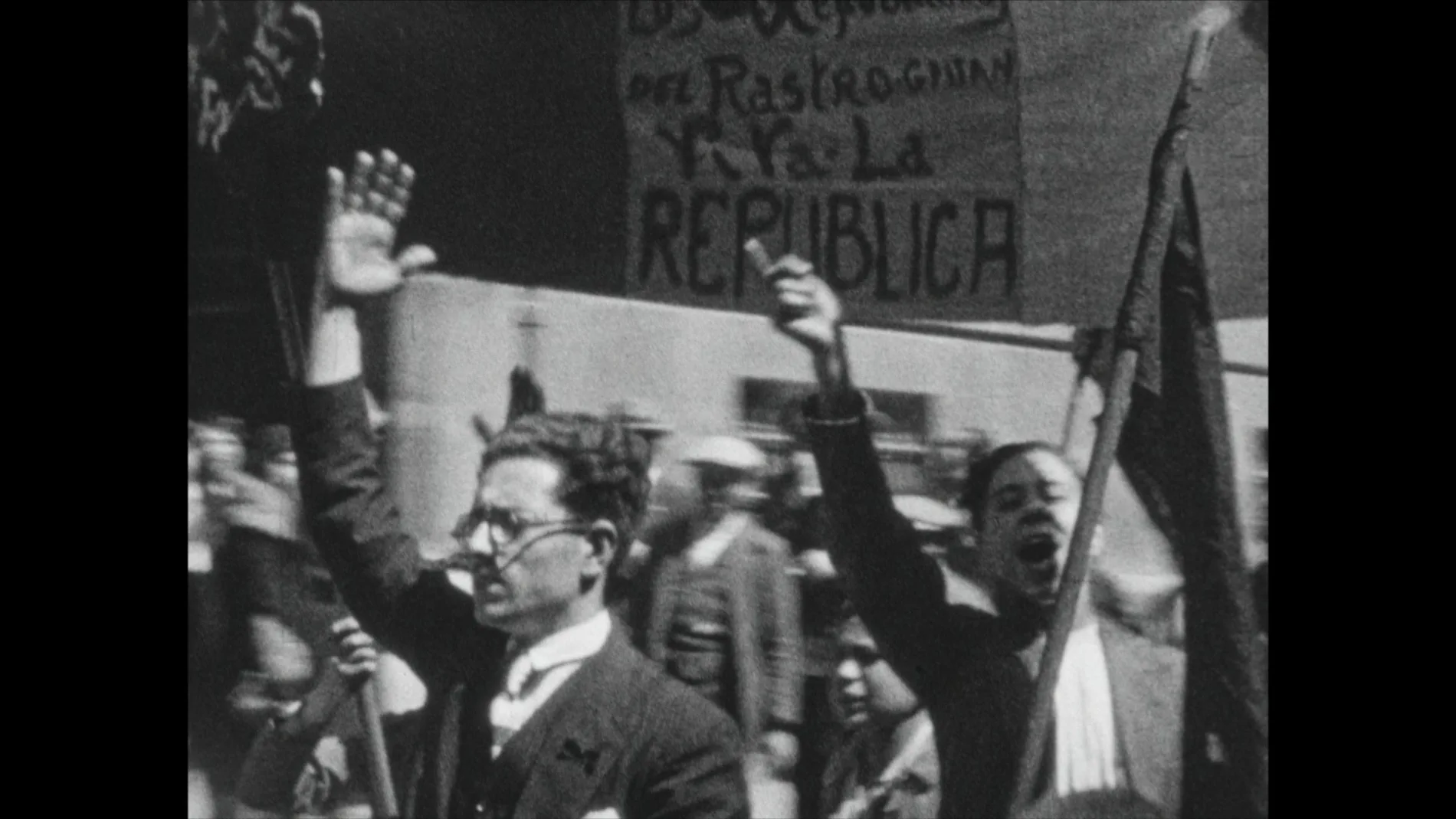 Fotograma del noticiero inédito sobre la Segunda República / FILMOTECA ESPAÑOLA
