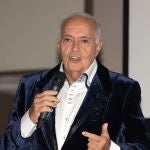 El productor José Luis Moreno durante una rueda de prensa