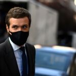 El presidente del PP, Pablo Casado