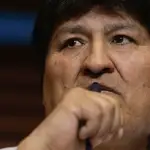 Evo Morales durante una rueda de prensa reciente en Buenos Aires (Argentina)
