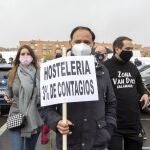 Susana Martín / ICAL . La Asociación de Empresarios de Hostelería de Salamanca convoca una protesta en coche para pedir ayudas directas y ampliar el horario de cierre en la provincia salmantina