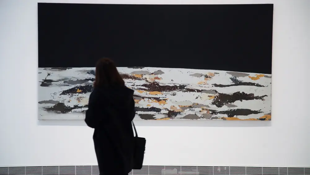 Vista de la obra 'Finnmark Hiver' de 1966. EFE/David Fernández