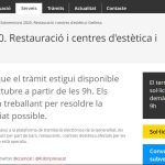 Portal Empresa de la Generalitat, colapsado hasta mañana