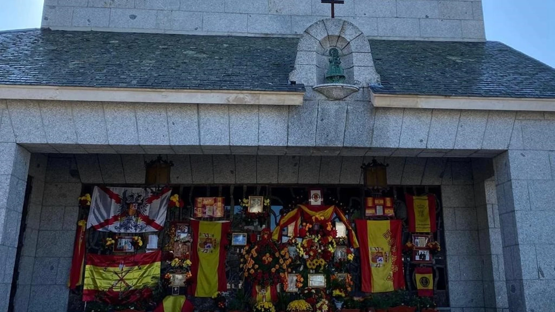 El panteón donde está enterrado Francisco Franco en Mingorrubio