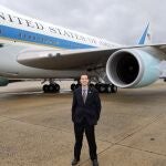 Fernando Cutz, en el Air Force One