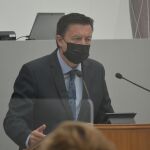 El portavoz del grupo parlamentario de Ciudadanos, Juan José Molina