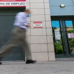 Una oficina cerrada del SEPE