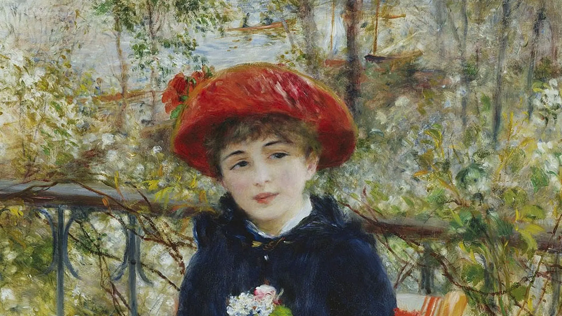 El cuadro de Renoir en el Art Institute of Chicago. Trump tiene una copia