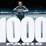 Nadal fue homenajeado en París-Bercy por sus 1.000 victorias