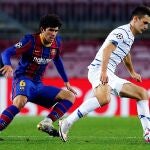 Carles Aleñá con el Barcelona.