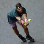 Nadal, en un momento del partido contra Jordan Thompson