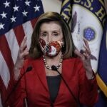 La presidenta de la Cámara de Representantes, la demócrata Nancy Pelosi