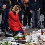 Memorial por las 130 muertos de la cadena de atentados terroristas del 13 de noviembre de 2015 en París