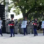 Ceremonia por las víctimas de Niza