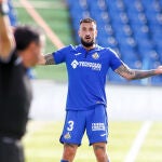 Erick Cabaco con el Getafe.