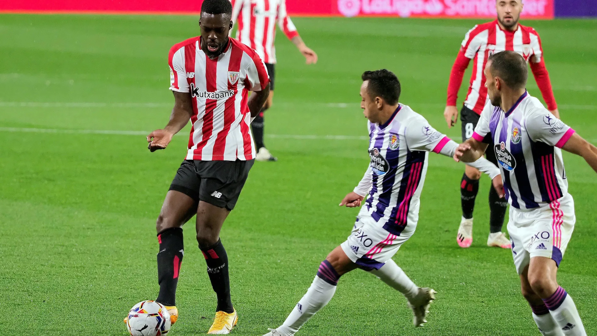 El delantero del Athletic Iñaki Williams, en un partido de esta Liga. EFE/R. García