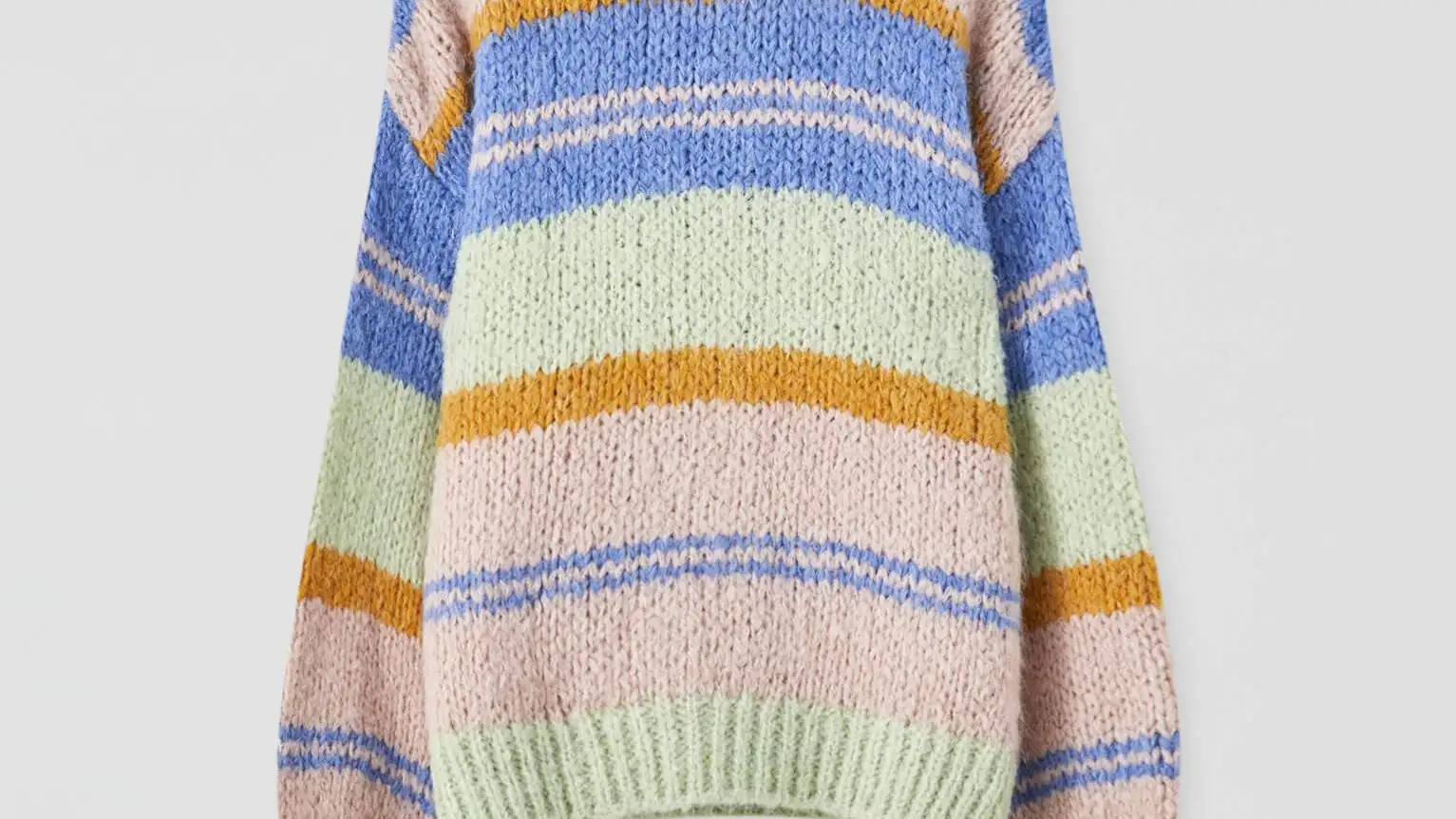 Jersey punto rayas colores.