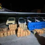 Material intervenido en Andalucía por la Guardia Civil en la operación "Agaporni"