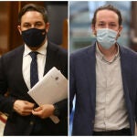 Santiago Abascal y Pablo Iglesias