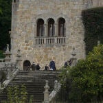 Técnicos de la Consellería de Cultura de la Xunta de Galicia realizan el inventario del Pazo de Meirás el pasado noviembre