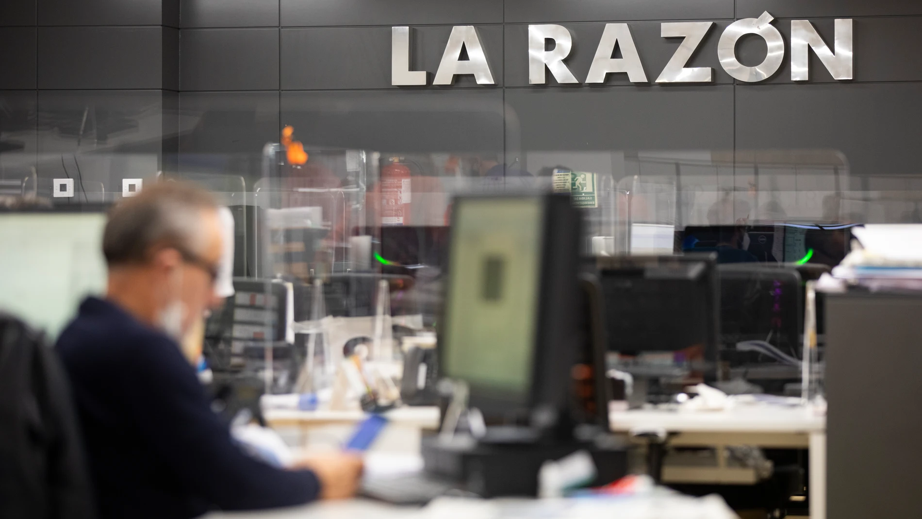 10/11/2020. © Jesús G. Feria.Imagen de la redacción en el día previo al estreno de la nueva pagina Web de La Razón.