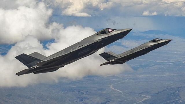 Cazas F35 estadounidenses