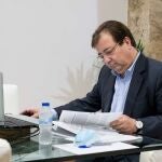 El presidente de la Junta de Extremadura, Guillermo Fernández Vara
