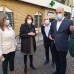 Susana Díaz con responsables de Comercio Andalucía y dirigentes de su partido en Córdoba