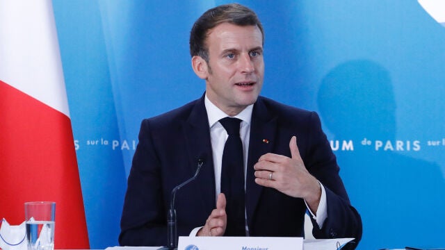 El presidente francés, Emmanuel Macron