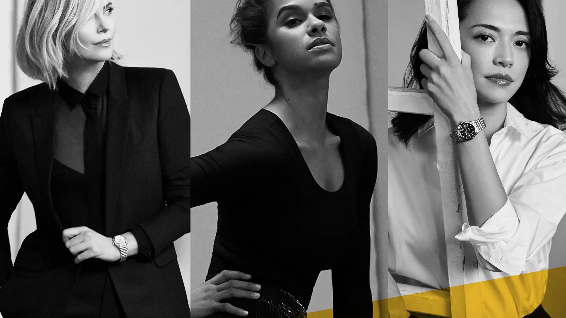 Breitling Spotlight Squad. Charlize Theron, Misty Copeland y Yao Chen