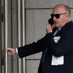 Manuel García Castellón, el juez que investiga al excomisario José Villarejo, a su llegada a la Audiencia Nacional.