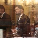 El portavoz de ERC en el Congreso, Gabriel Rufián, interviene en el Congreso de los Diputados durante la segunda jornada del debate de los Presupuestos Generales