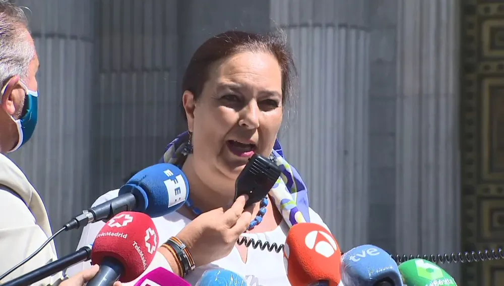 La presidenta de la Asociación de Víctimas del Terrorismo (AVT), Maite Araluce