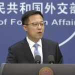 El portavoz del ministerio de Exteriores chino, Zhao Lijian