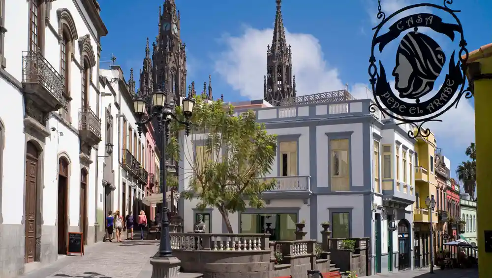 Casco histórico de Arucas, en Las Palmas.