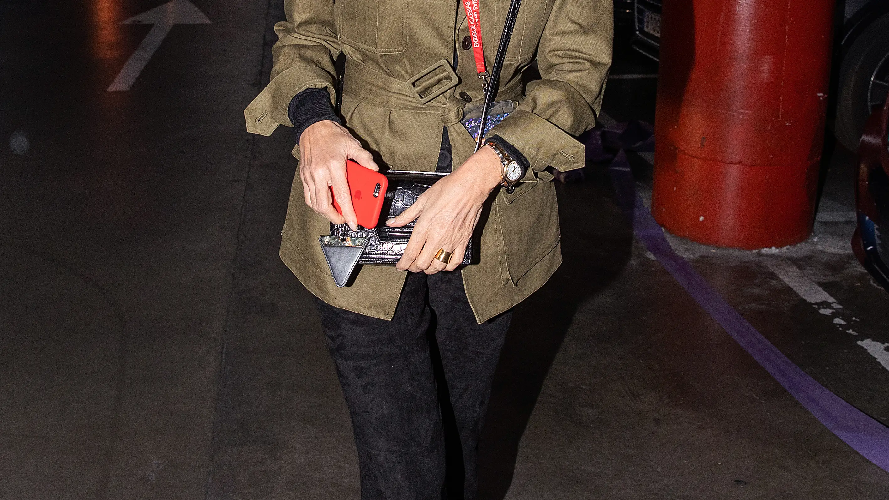 Isabel Preysler arriving to EnriqueIglesias Tour in Madrid on Saturday 07 December 2019.