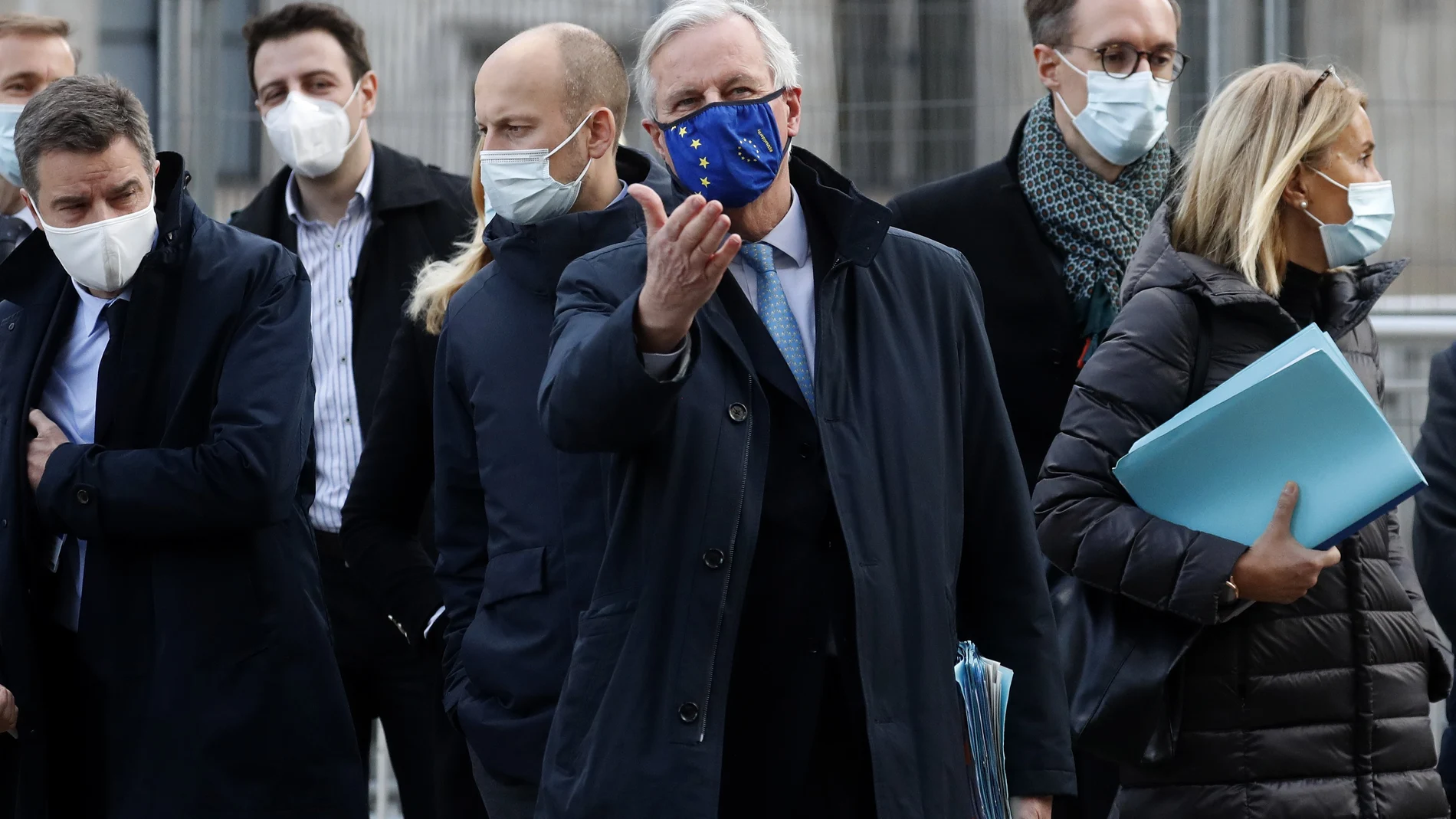 El jefe negociador europeo, Michel Barnier